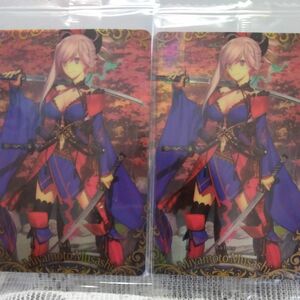 FGO　 Fate Grand Order　 ウエハースカード　宮本武蔵　2枚セット　G