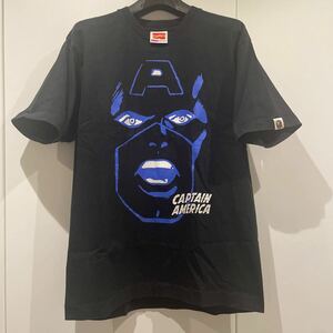 BAPE CAPTAIN AMERICA Tシャツ MARVEL COMICS エイプ ベイプ アベイシングエイプ APE ABATHINGAPE NIGO キャプテンアメリカ マーベル 限定