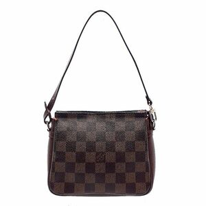 ルイヴィトン LOUIS VUITTON ハンドバッグ 鞄 アクセサリーポーチ N51982 トゥルース メイクアップ ダミエ 茶 ブラウン系 01-24050902-a