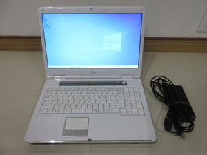 富士通　FMV-BIBLO NF/E50 Win10Home 64bit Intel Core2Duo 2.53 メモリ4.0GB SSD240GB