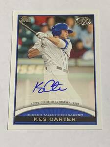 KES CASTER 2012 TOPPS PRO DEBUT AUTO
