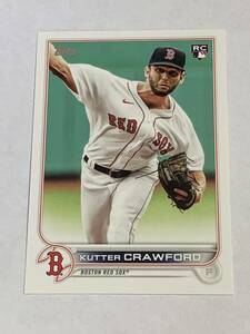 KUTTER CRAWFORD 2022 TOPPS SERIES 2 RC REDSOX 即決