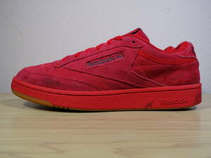 * Reebok Reebok CLUB C 85 Club si- замша кожа [FW6629]* 27.0cm спортивные туфли красный 