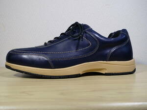 *Hawkins Traveller Hawkins tiger bela- leather walking [HL80053]* 25.0cm 3E sneakers navy 