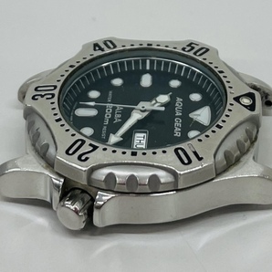 SEIKO ALBA AQUA GEAR V736-6A00 セイコー アルバ アクアギア 200m ダイバー デイデイト メンズ腕時計 クオーツの画像3