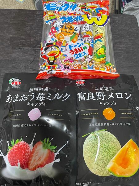 全農　キャンディ　メロン　苺　駄菓子パック