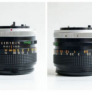 【実用品】Canon FD 50mm F1.4 S.S.C. 明るい標準単焦点レンズ MFオールドレンズ FDマウントの画像4