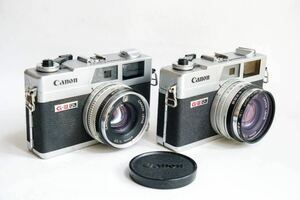 【動作品】Canon Canonet QL17 G-III レンジファインダー フィルムカメラ 2台セット 昭和レトロ 現状品