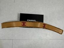 CHANEL 希少　ココマーク　レザーベルト_画像1