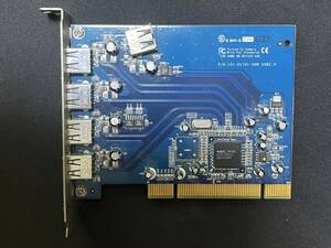 インターフェースボード USB2.0 PCI 同時使用最大４＋１ポート　ジャンク品扱い