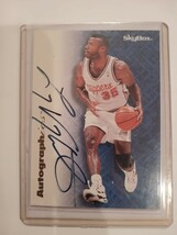 1995-96 NBA SKYBOX Autographics Loy Vaught Auto Autograph スカイボックス ロイボウト 直筆サインカード NBAカード_画像1