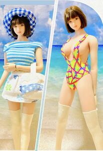  summer oriented costume set + swimsuit 1/6 size TBLeaguefa Ise nsi-m less fi gear Obi tsuazon Jenny Barbie doll clothes Takara Mattel 