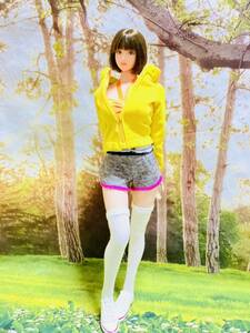  yellow color series sport wear set 1/6 size TBLeaguefa Ise nsi-m less fi gear Obi tsuazon Jenny Barbie doll clothes Takara 
