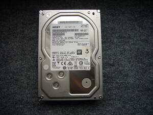 HGST　HDD　４台　3.5インチ　2TB　内蔵　中古　正常判定　NC/NR　No.3456