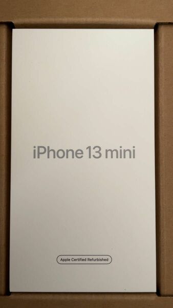 【定価80800円】iPhone 13 mini ミッドナイト 256GB Apple認定整備品