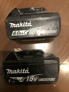 ジャンク！マキタ makita リチウムイオンバッテリー BL1860B 18V 