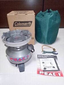 Coleman 550B　PEAK1 MULTI-FUEL stove コールマン マルチフューエルストーブ　ミルスペック