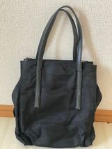 原1【1円スタート】PRADA プラダ ハンドバッグ ミニトートバッグ ナイロン 22 ブラック_画像2