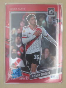 2023-24 PANINI DONRUSS SOCCER 299限定 OPTIC RED PRIZM PABLO SOLARI RATED ROOKIE 192/299