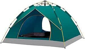 ANION テント ワンタッチテント 3～4人用 撥水加工 防水 通気性 設営簡単 折りたたみ 収納