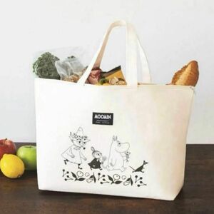 cookpad plus クックパッドプラス　付録　MOOMIN ムーミン 超BIGキャンバスバッグ 