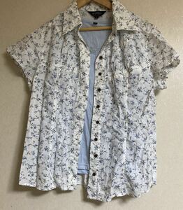 花柄シャツ＆タンクトップセット【Lサイズ】半袖 レディース 未使用品