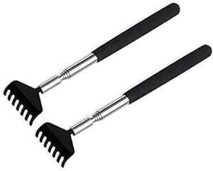  Samco s.. hand flexible free back .. brush mobile type made of stainless steel back scratch .- length adjustment ( approximately ):21~68cm.....
