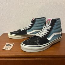 送料込 貴重 80-90s VANS バンズ HI-TOP ハイトップ SK8-HI USA製 アメリカ製 サイズ 8 26cm ビンテージ オールドスクール 試着のみ _画像1