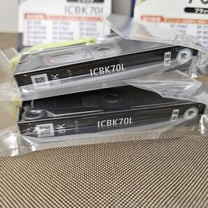 送料230円～ 未使用品 EPSON ICBK70L ICBK70 エプソン 純正インク ブラックの画像3