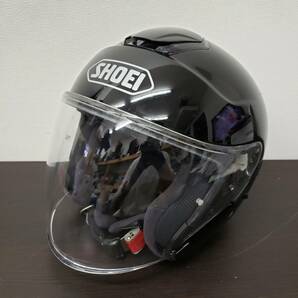 送料1050円～ 現状品 SHOEI J-Cruise ショウエイ ジェットヘルメット Lサイズ 59cm SN.41149-8XFMの画像2