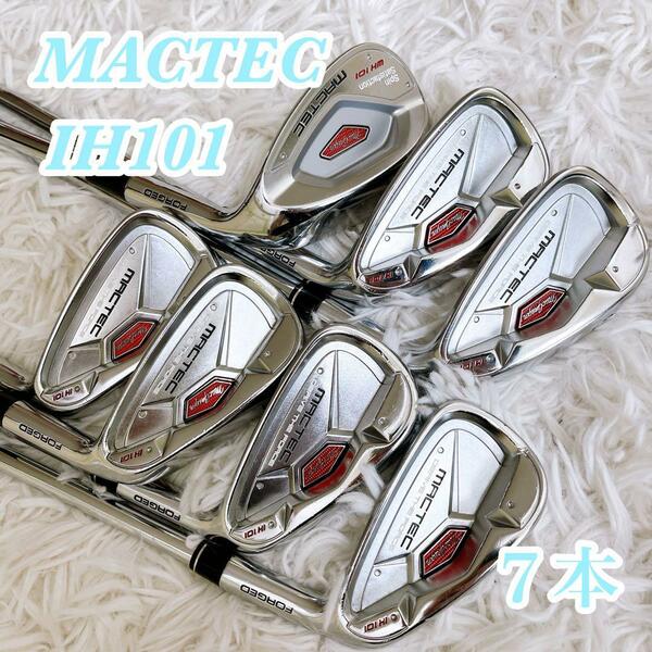 送料無料　MacGregor MACTEC　マグレガー　マックテック　IH101 FORGED NS950GH　アイアン　5〜P 48度 　7本セット