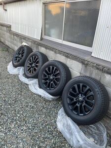 極美品 トヨタ ランドクルーザープラド 150系後期 特別仕様車 マットブラックエディション 18インチ 純正タイヤホイール セット