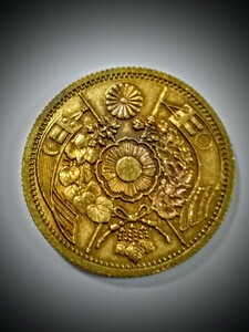 旧20円明治13年　古金　金貨　小判　アンティークコレクション　小判　古銭