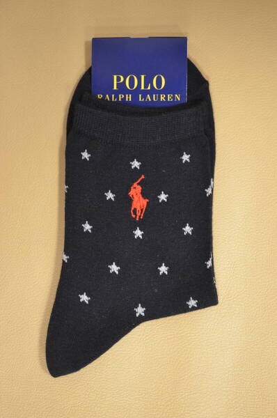 新品 未使用 タグ付き 女性 POLO RALPH LAUREN ポロラルフローレン 星柄ソックス 送料無料