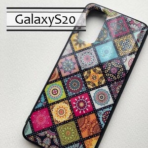 Galaxys20 カラフル パッチワーク柄 　ギャラクシーケース　galaxys20ケース　新品　送料込み