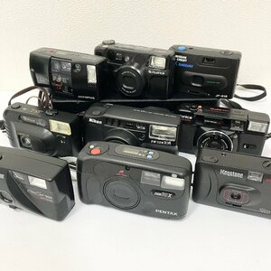 【H90155】カメラ　フィルムカメラ　9点おまとめ！　Nikon　PENTAX　FUJIFILM　OLYMPUS　動作未確認　ジャンク品　中古品　ソフトケース付