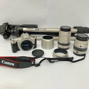 【H21453】カメラ　フィルムカメラ　Canon　EOS Kiss Ⅲ　レンズ　SIGMA　おまとめセット！　三脚付　動作未確認　ジャンク品　中古品