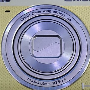 【D87407】カメラ CASIO EXILIM 25mm WIDE OPTICSL 10x F=4.5-45.0mm 1:3.5-6.5 ジャンク疑いあり品(動作未確認のため) 現状品の画像7