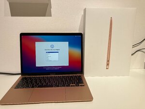 【S46510】MacBook Air 13.3インチ　2020　ローズゴールド　A2337　中古品