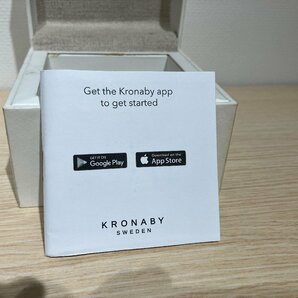 【S32391】KRONABY SWEDEN クォーツ腕時計 アナログ A1000-1611 スマートウォッチの画像4