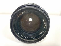 【L99325】　Nikon　ニコン　レンズ　NIKKOR　50mm　1:1.4　Kenko　MC　UV　SL-39　52mm　経年保管品　ジャンク品_画像9