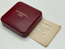 【U88299】1673-1973 イギリス セントヘレナ 300周年記念 25ペンス 銅ニッケル硬貨 大型コイン 直径38.5mm ST. HELENA_画像8