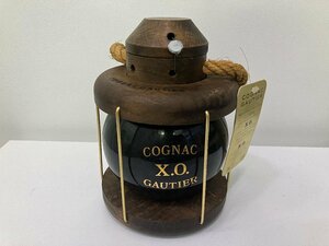 [D16886]go-tieXO lantern type ceramics 700ml 40% old sake present condition goods 