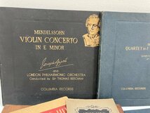 【N82617】SPレコードおまとめ！　ビンテージ　クラシック　楽譜、解説書付き　VIOLIN CONCERT　他　動作未確認　傷汚れ多数　ジャンク品_画像4