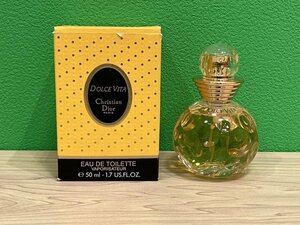 【I03268】 Christian Dior　DOLCE VITA　50ml　香水　オードトワレ　残量9割程　中古品