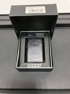 【M88084】Zippo REAL LEATHER コードバン リアル レザー 本革 手縫い 現状品