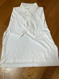 ポロシャツ 半袖　GU 白　メンズ　Sサイズ