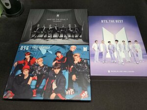 セル版 CD+Blu-ray BTS (防弾少年団) / FACE YOURSEL + MAP OF THE SOUL 7 THE JOURNEY + THE BEST / 初回限定盤A 3本セット / fe056