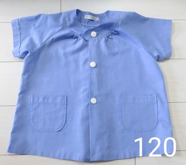 がんばりっこ 夏 制服 水色 120