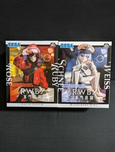 即決あり　新品未開封　2点セット　RWBY 氷雪帝国 ちょこのせプレミアムフィギュア　RUBY ROSE WEISS SCHNEE